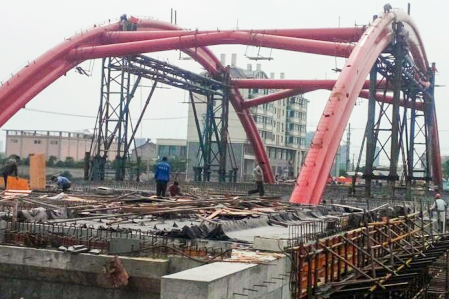 安徽省莱恩县新莱河塔山路桥